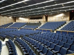 Fixed Seating Installation at University High School-Orlando, FL