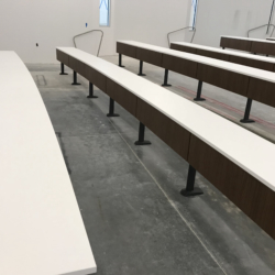 Lecture Hall Table Installation at Johns Hopkins All Children&#039;s Hospital in St. Petersburg, FL 