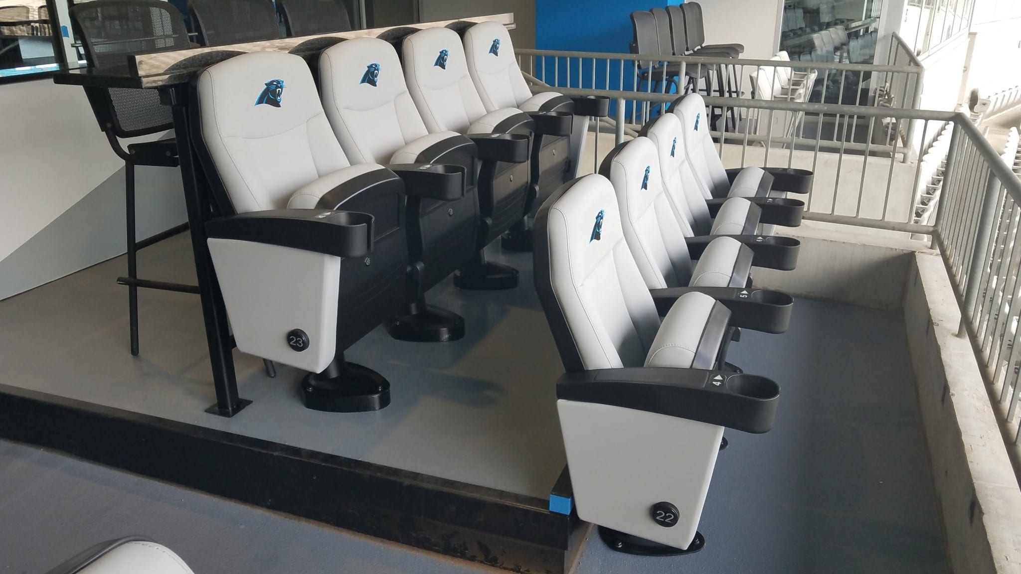 Fixed Seating Installation at Bank of America Stadium in Charlotte, NC