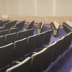 Fixed Seating Installation at Stonehill College in North Easton, MA