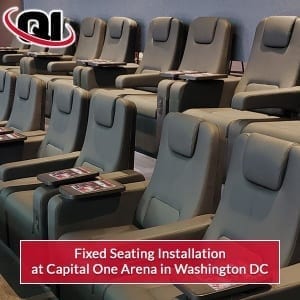 Fixed Seating Installation at Capital One Arena in Washington DC