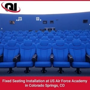 Fixed Seating Installation at US Air Force Academy in Colorado Springs, CO