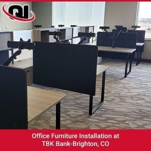 Office Furniture Installation at TBK Bank-Brighton, CO