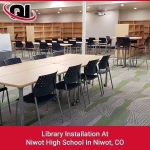 Library Installation At Niwot High School In Niwot, CO