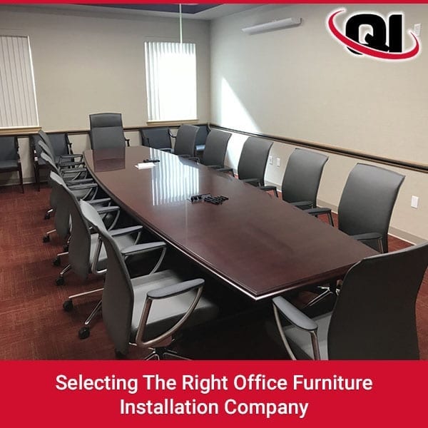 Selecting The Right Office Furniture Installation Company