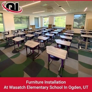 Furniture Installation At Wasatch Elementary School In Ogden, UT