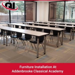 Furniture Installation At Addenbrooke Classical Academy