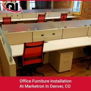 Office Furniture Installation At Marketron In Denver, CO