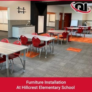 Furniture Installation At Hillcrest Elementary School