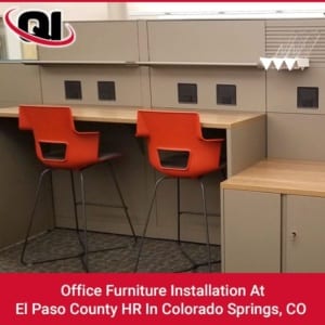 Office Furniture Installation At El Paso County HR In Colorado Springs, CO