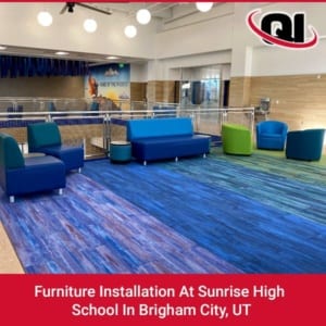 Furniture Installation At Sunrise High School In Brigham City, UT