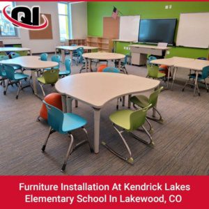 Furniture Installation At Kendrick Lakes Elementary School In Lakewood, CO