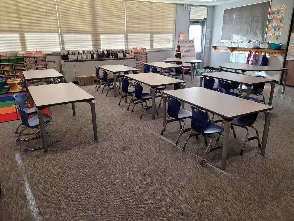 School Classroom - Seating & Locker Installation - Elworthy Office Supplies