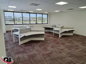 Office Furniture Installation Project At Unishipers In Boca Raton, FL