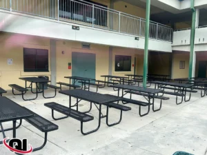 Deland High School’s Fresh Look: Sturdy Outdoor Tables