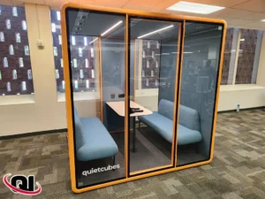 New QuietCubes Pod Enhances Campus Collaboration