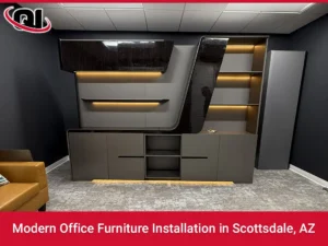 Modern Office Furniture Installation in Scottsdale, AZ Modern Office Furniture Installation.
