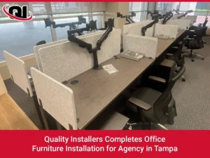 Quality Installers Completes Office Furniture Installation for Agency in Tampa
