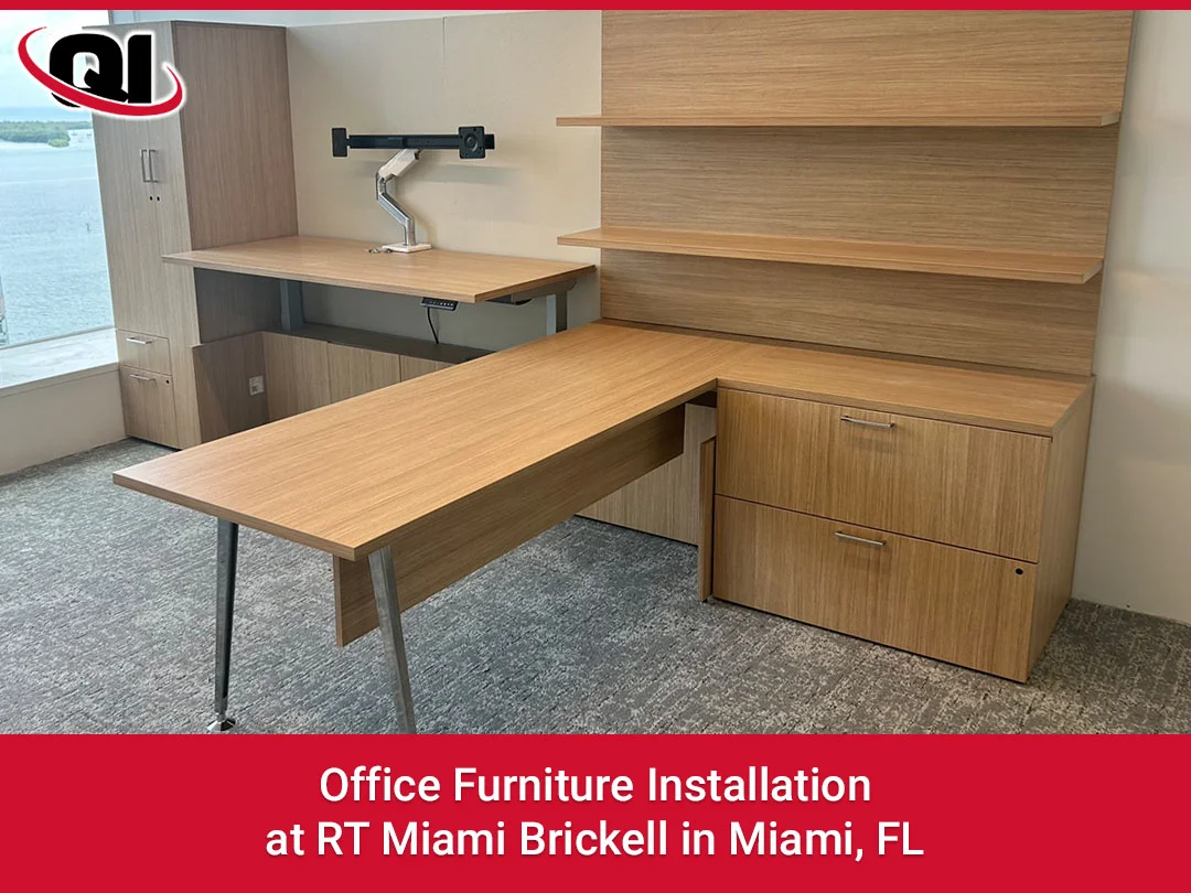 Office Furniture Installation at RT Miami Brickell in Miami, FL