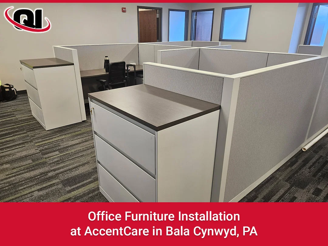 Office Furniture Installation at AccentCare in Bala Cynwyd, PA Office Furniture Installation at AccentCare