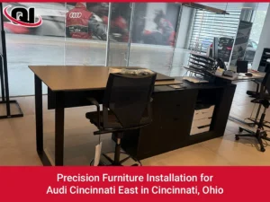 Precision Furniture Installation for Audi Cincinnati East in Cincinnati, Ohio