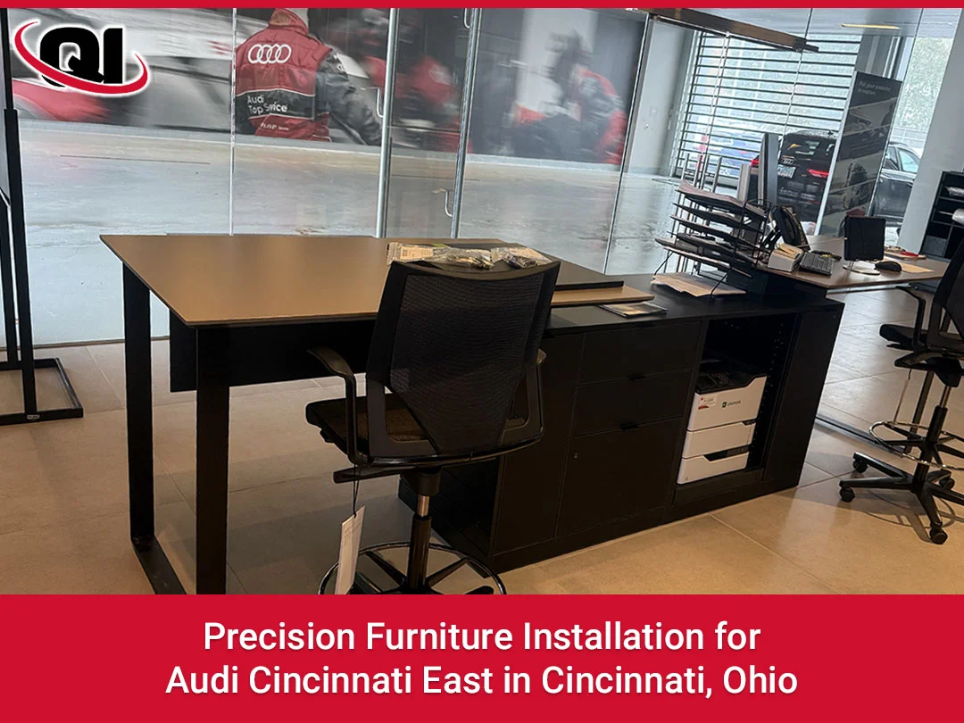 Audi Cincinnati East Furniture Installation