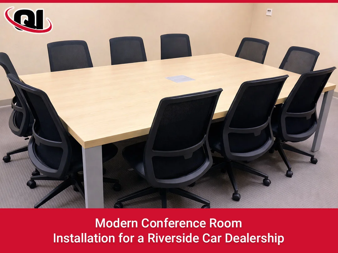 Modern Conference Room Installation for a Riverside Car Dealership