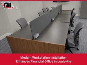 Modern Workstation Installation Enhances Financial Office in Louisville