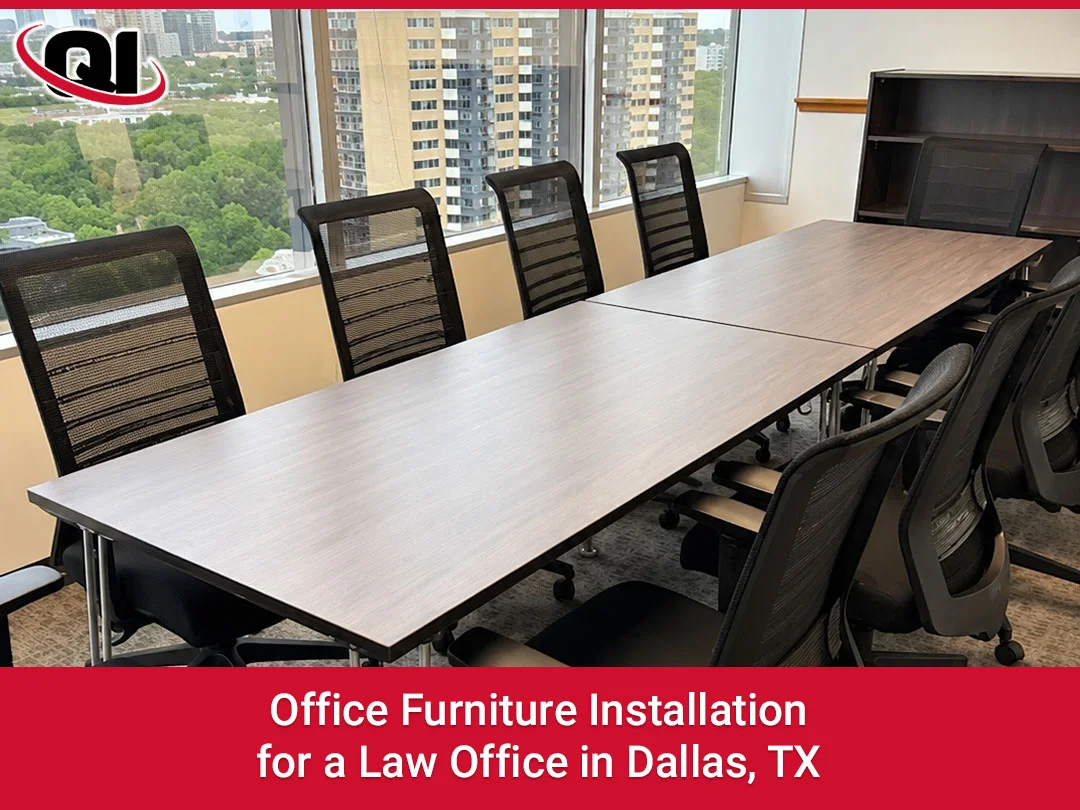 Office Furniture Installation for a Law Office in Dallas, TX Office Furniture Installation for a Law Office in Dallas, TX