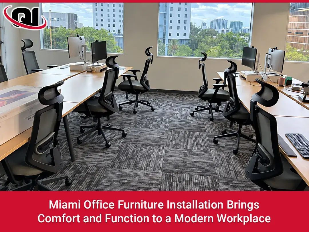 Miami Office Furniture Installation Brings Comfort and Function to a Modern Workplace