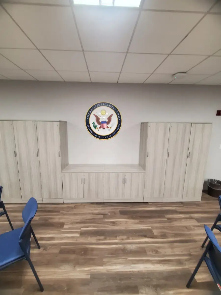 Philadelphia, PA, Government Office Signage Installation Creates a Professional Branded Interior Philadelphia, PA, Government Office Signage Installation Creates a Professional Branded Interior